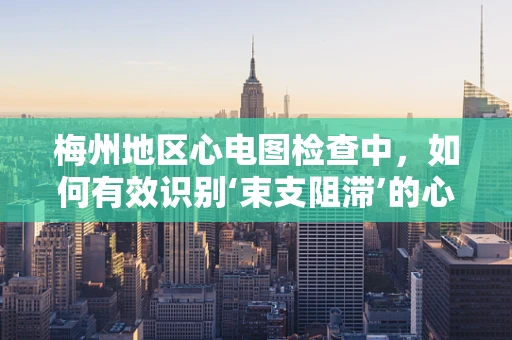 梅州地区心电图检查中，如何有效识别‘束支阻滞’的心电图特征？