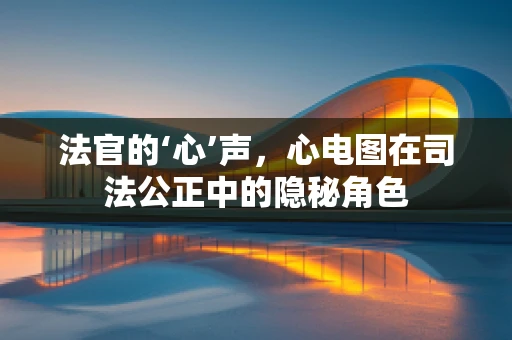 法官的‘心’声，心电图在司法公正中的隐秘角色